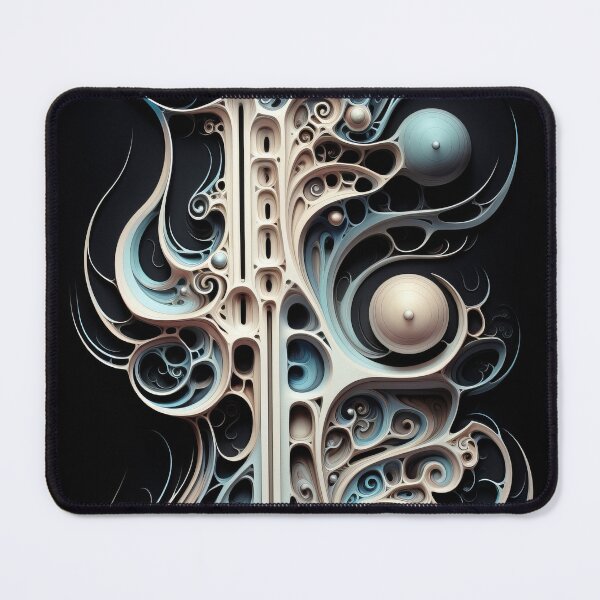 Item preview, Abstract 3D Waves and Dots designed and sold by pinkal.