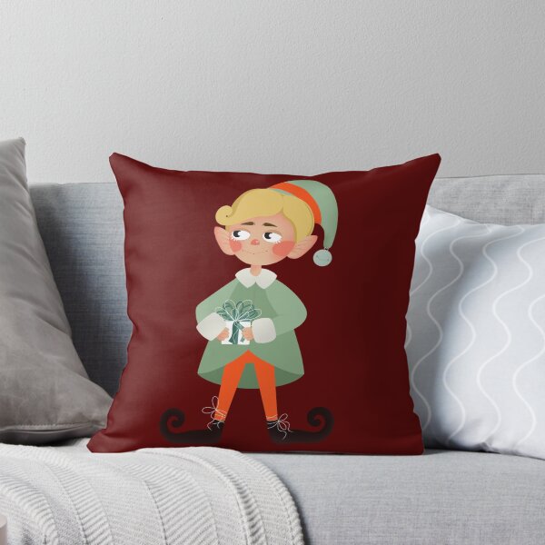 Item preview, Christmas elf rudolph with a gift designed and sold by SouLoora.