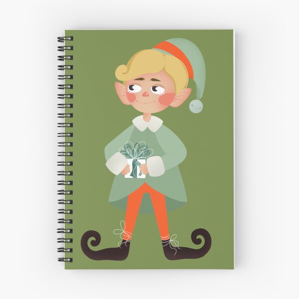 Item preview, Christmas elf rudolph with a gift designed and sold by SouLoora.