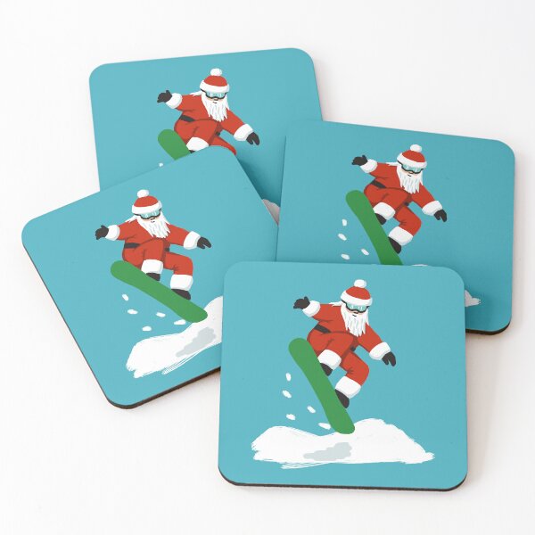 Item preview, Snowboarding Santa  designed and sold by BexMorleyArt.