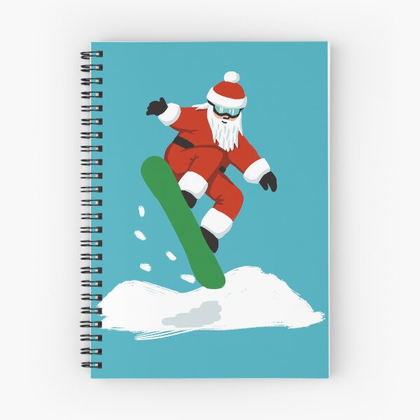 Item preview, Snowboarding Santa  designed and sold by BexMorleyArt.
