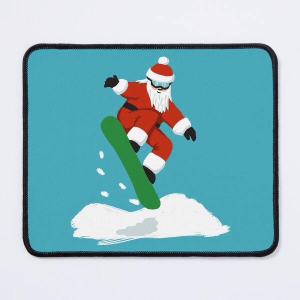 Item preview, Snowboarding Santa  designed and sold by BexMorleyArt.