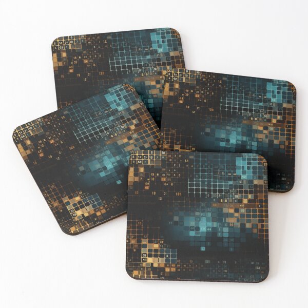 Item preview, Digital Code Abstract Pattern designed and sold by SideSignal.