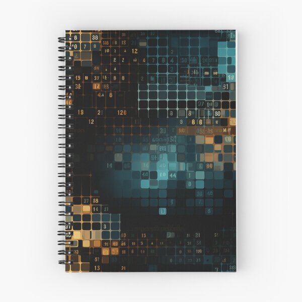 Item preview, Digital Code Abstract Pattern designed and sold by SideSignal.