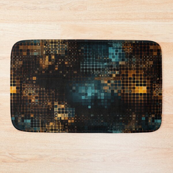 Item preview, Digital Code Abstract Pattern designed and sold by SideSignal.