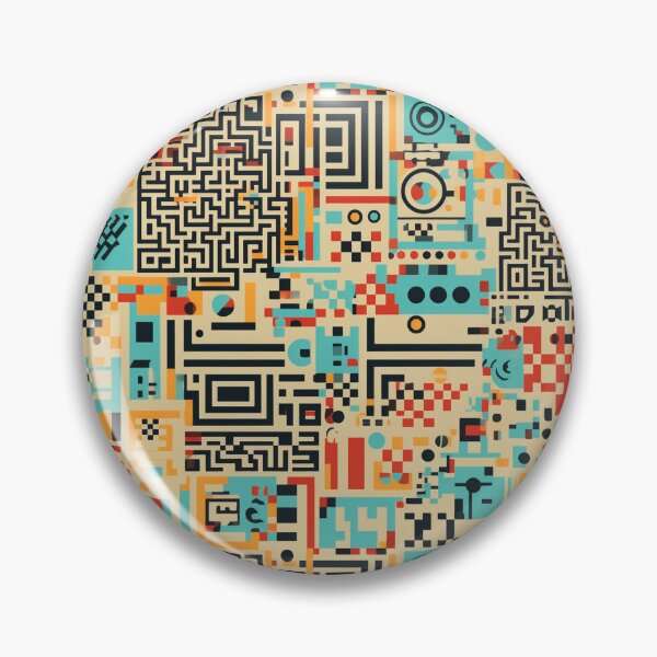 Item preview, Digital Code Abstract Pattern designed and sold by SideSignal.