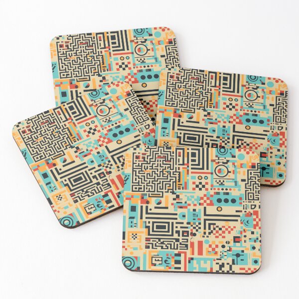 Item preview, Digital Code Abstract Pattern designed and sold by SideSignal.
