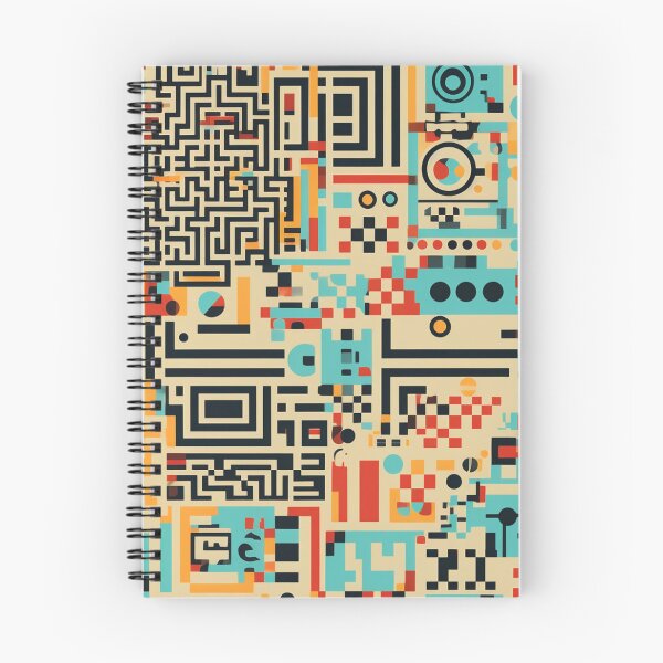 Item preview, Digital Code Abstract Pattern designed and sold by SideSignal.