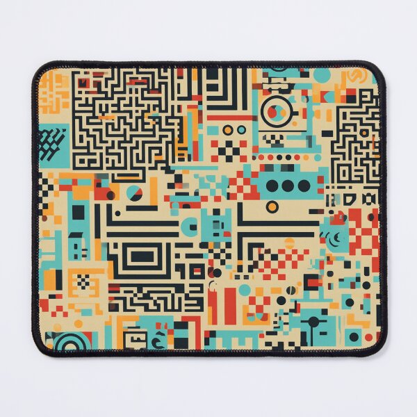 Item preview, Digital Code Abstract Pattern designed and sold by SideSignal.