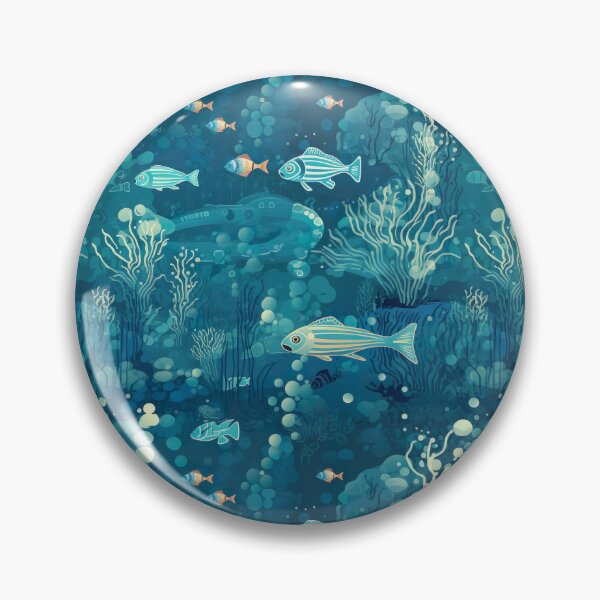 Item preview, Underwater tiled pattern designed and sold by Yogimeister.