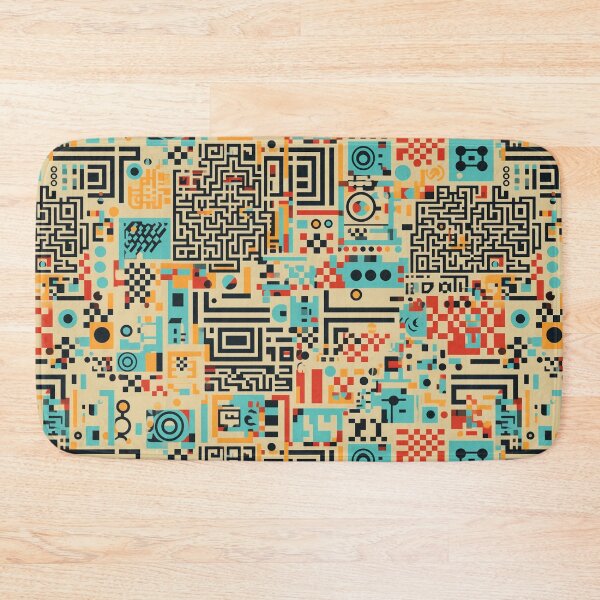 Item preview, Digital Code Abstract Pattern designed and sold by SideSignal.
