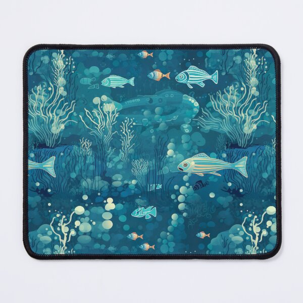 Item preview, Underwater tiled pattern designed and sold by Yogimeister.