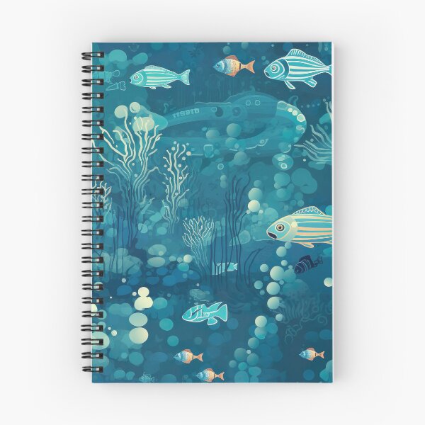 Item preview, Underwater tiled pattern designed and sold by Yogimeister.