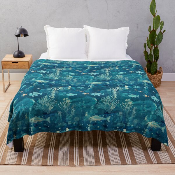 Item preview, Underwater tiled pattern designed and sold by Yogimeister.