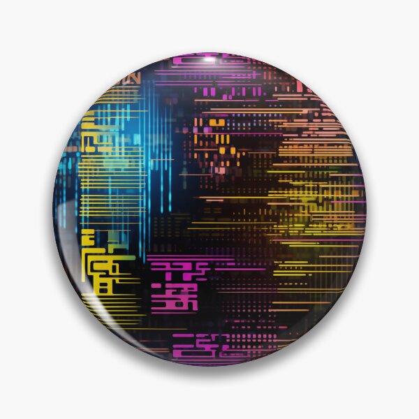 Item preview, Digital Code Abstract Pattern designed and sold by SideSignal.