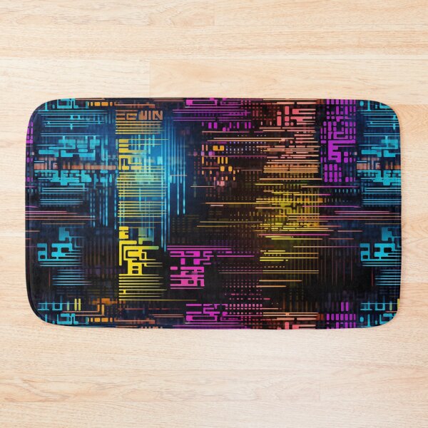 Item preview, Digital Code Abstract Pattern designed and sold by SideSignal.