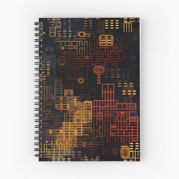 Item preview, Digital Code Abstract Pattern designed and sold by SideSignal.