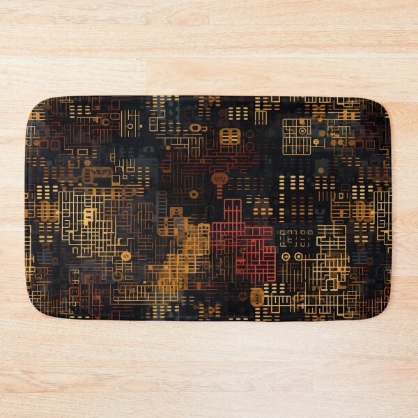 Item preview, Digital Code Abstract Pattern designed and sold by SideSignal.