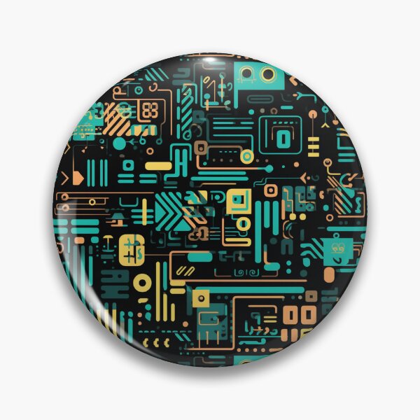 Item preview, Digital Code Abstract Pattern designed and sold by SideSignal.