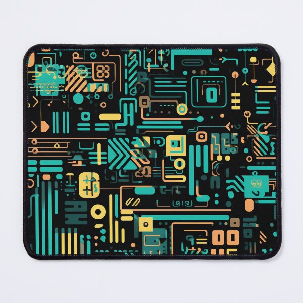 Item preview, Digital Code Abstract Pattern designed and sold by SideSignal.