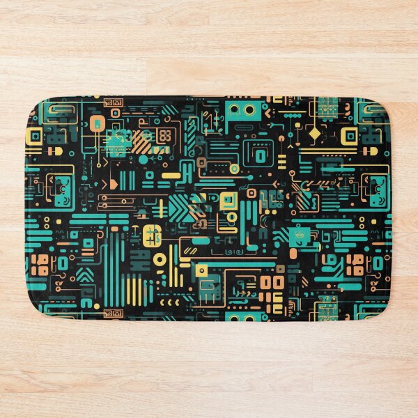 Item preview, Digital Code Abstract Pattern designed and sold by SideSignal.