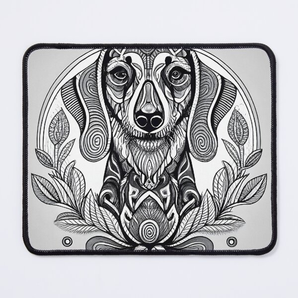 Item preview, Mandala designed and sold by DachshundsOnRB.