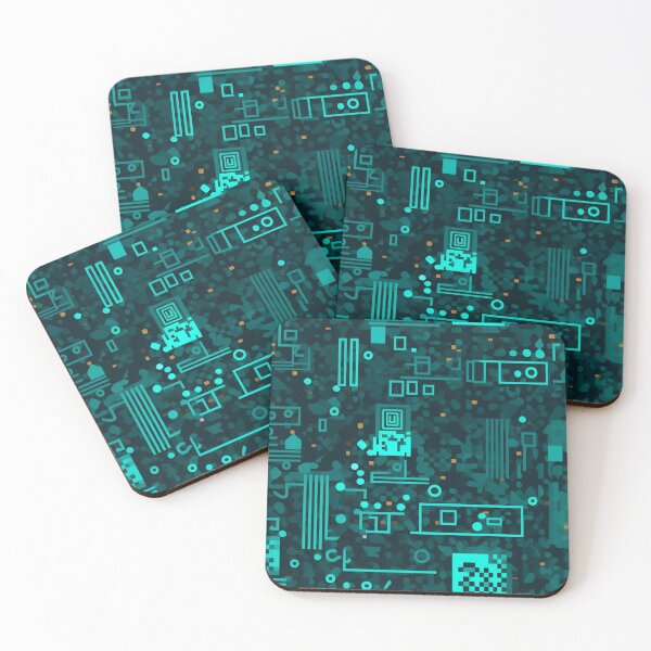 Item preview, Digital Code Abstract Pattern designed and sold by SideSignal.