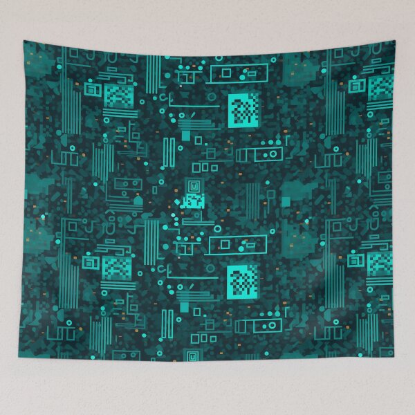 Item preview, Digital Code Abstract Pattern designed and sold by SideSignal.