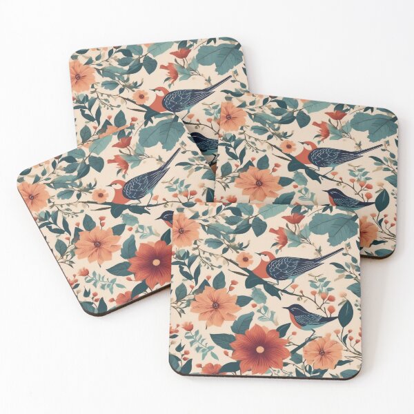 Item preview, Vibrant Flowers and Birds designed and sold by Hney-5.