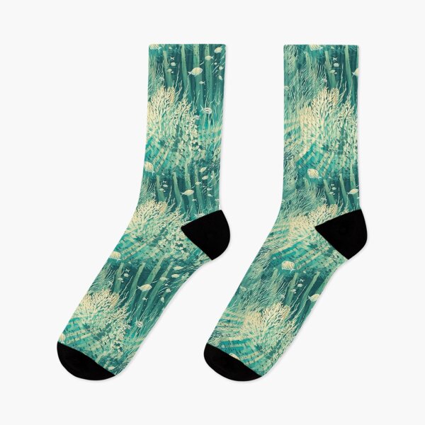 Item preview, Underwater tiled pattern designed and sold by Yogimeister.