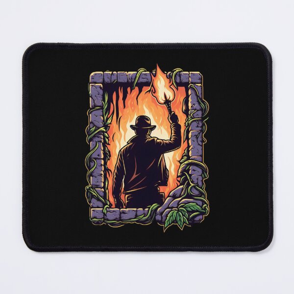 Item preview, Into the Heart of Adventure - Explorer with Torch in Hand - Adventure designed and sold by Fenay Designs.