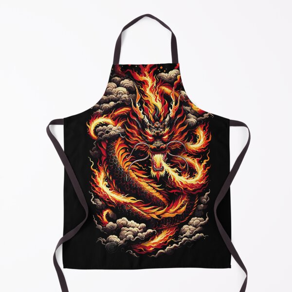 Item preview, Fiery Dragon's Embrace - Majestic Flame Serpent Artwork designed and sold by RyanBelandres.