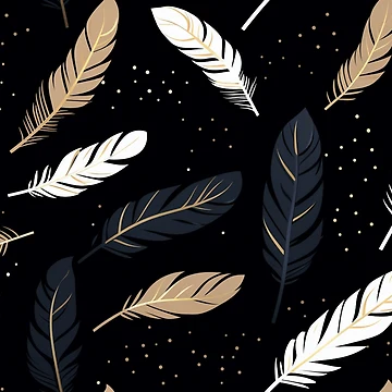 Artwork thumbnail, Feather Pattern by SideSignal