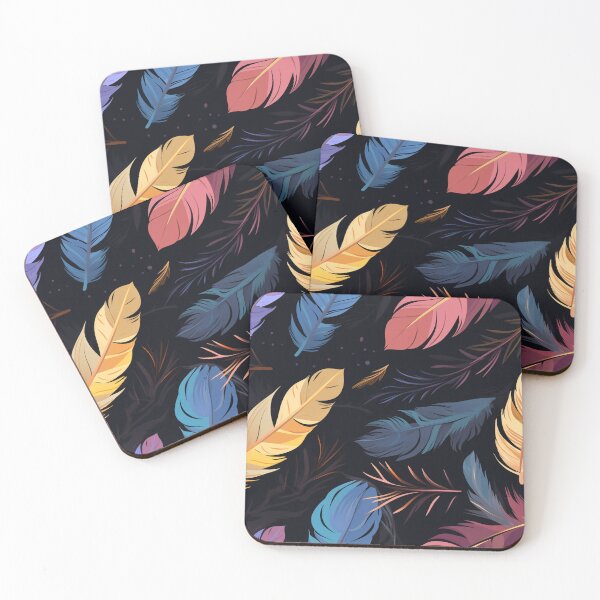 Item preview, Feather Pattern designed and sold by SideSignal.