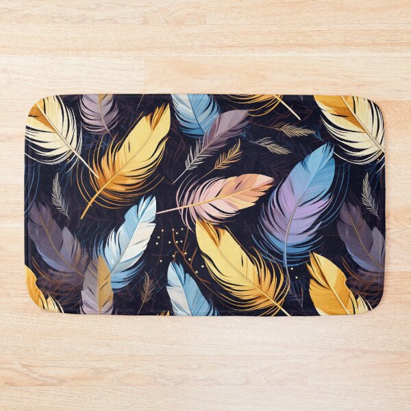 Item preview, Feather Pattern designed and sold by SideSignal.