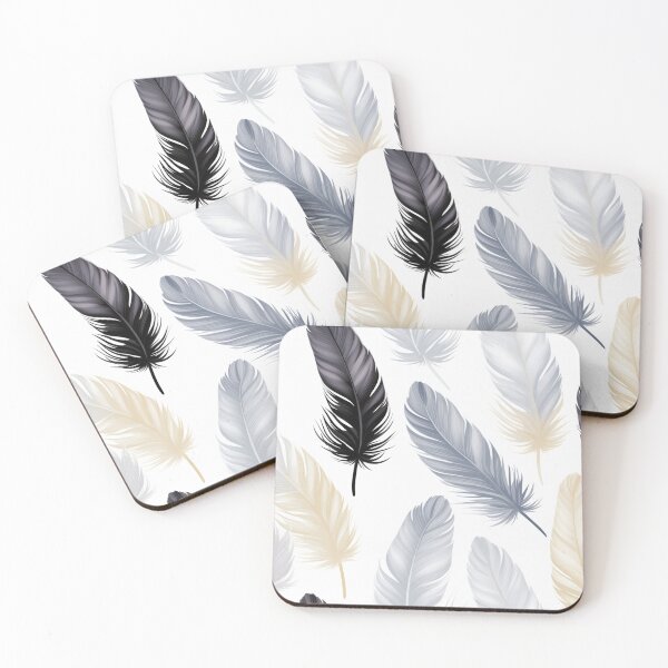 Item preview, Feather Pattern designed and sold by SideSignal.