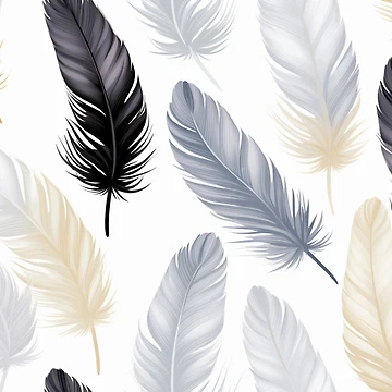 Artwork thumbnail, Feather Pattern by SideSignal