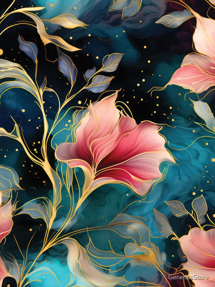 Thumbnail 5 of 5, iPhone Case, Cosmic Floral Pattern designed and sold by GenericsStore.