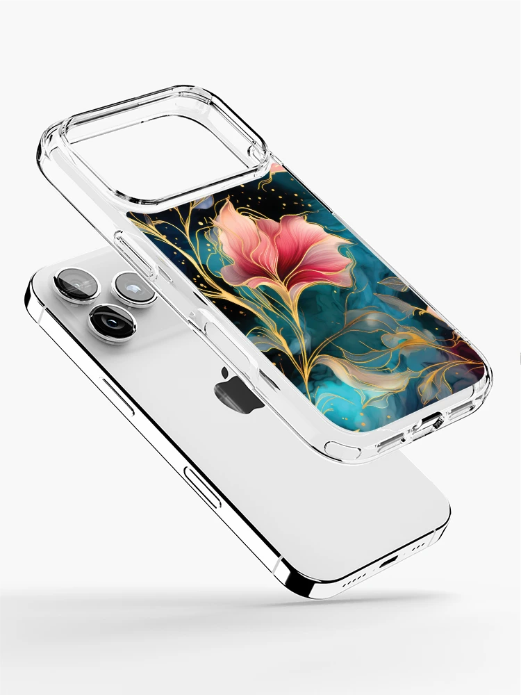 Thumbnail 2 of 5, iPhone Case, Cosmic Floral Pattern designed and sold by GenericsStore.