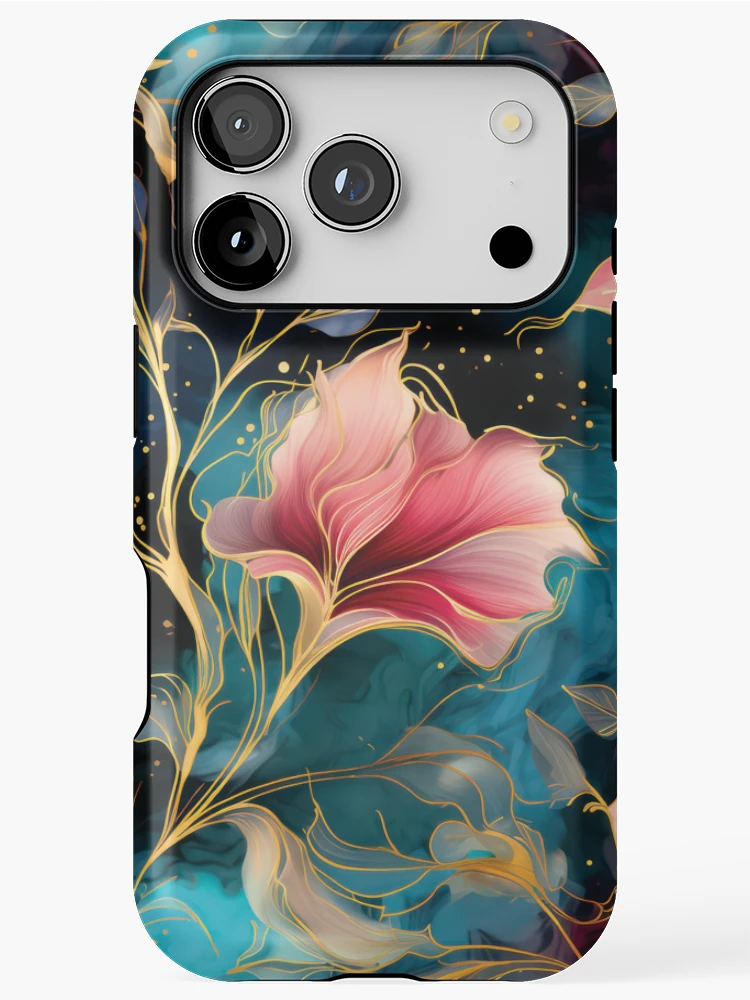 Thumbnail 1 of 4, iPhone Case, Cosmic Floral Pattern designed and sold by GenericsStore.