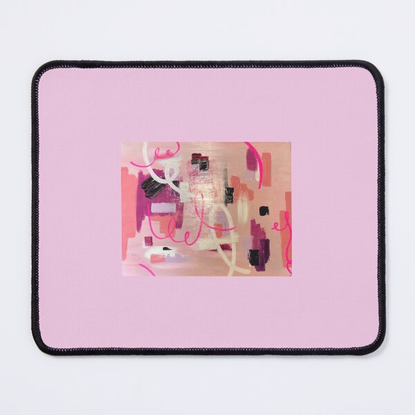 Item preview, Peinture abstraite intitutlée La Rose bonbon designed and sold by DITCAR001.