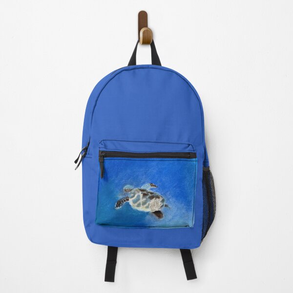 Item preview, Sea Turtle Swimming Pastel Drawing designed and sold by Laura KendallZimmermann.