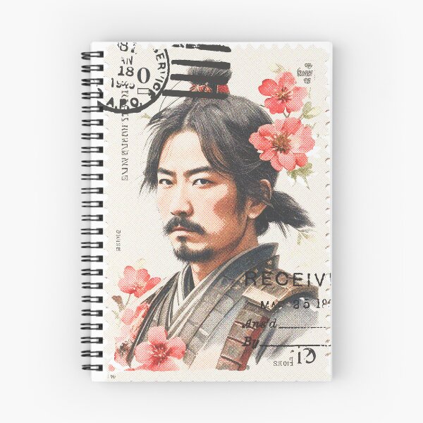 Item preview, Old Postage Stamp of Japanese Samurai designed and sold by Loudpress.