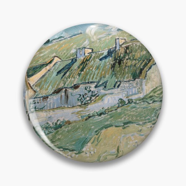 Item preview, Thatched houses by Vincent Van Gogh,  designed and sold by Suzana Djordjevic.