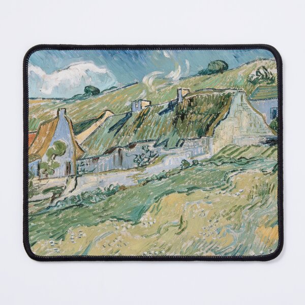 Item preview, Thatched houses by Vincent Van Gogh, designed and sold by Suzana Djordjevic.