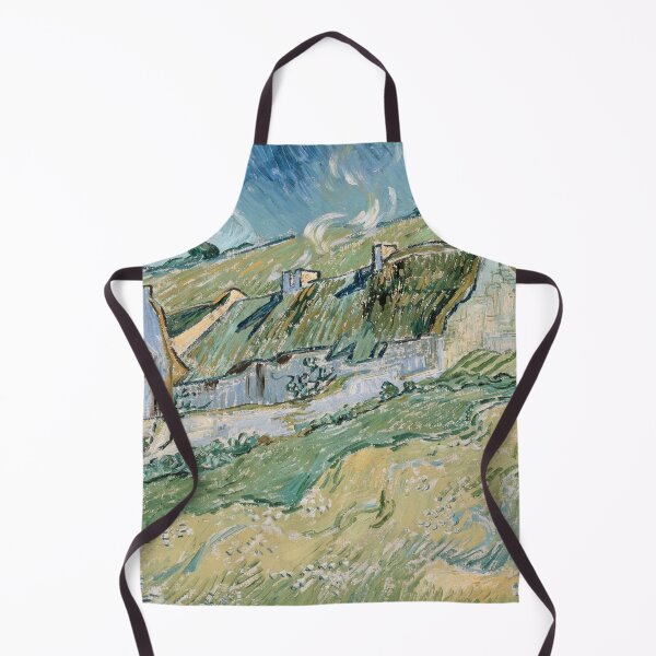 Item preview, Thatched houses by Vincent Van Gogh, designed and sold by Suzana Djordjevic.