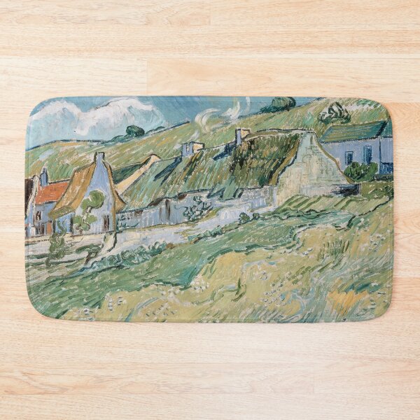 Item preview, Thatched houses by Vincent Van Gogh,  designed and sold by Suzana Djordjevic.