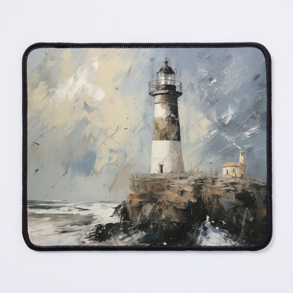 Item preview, Coastal Drama in Brushstrokes designed and sold by SereneArtStudio.