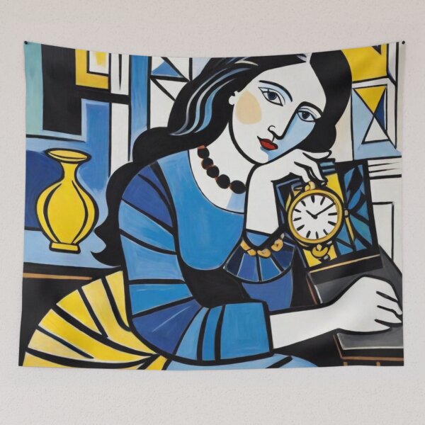 Item preview, Woman and clock designed and sold by jsebouvi.