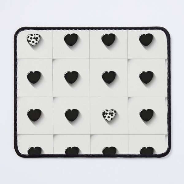 Item preview, Fantastic pattern of black hearts designed and sold by LuckyFamily.